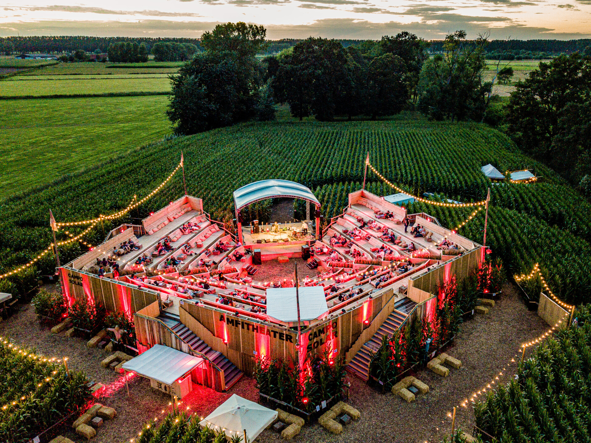 Campo Solar herbouwt iconisch houten amfitheater voor jubileumeditie
